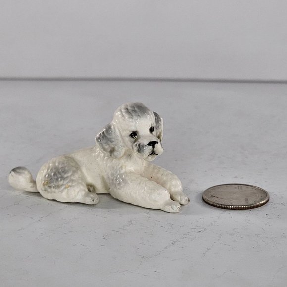 Vintage Josef Originals Miniature Poodle Figurine Dog Lying Down - Picture 2 of 6